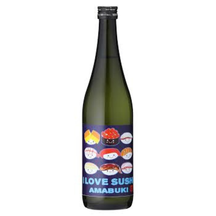 Amabuki 'I Love Sushi' Junmai Sake - 720ml