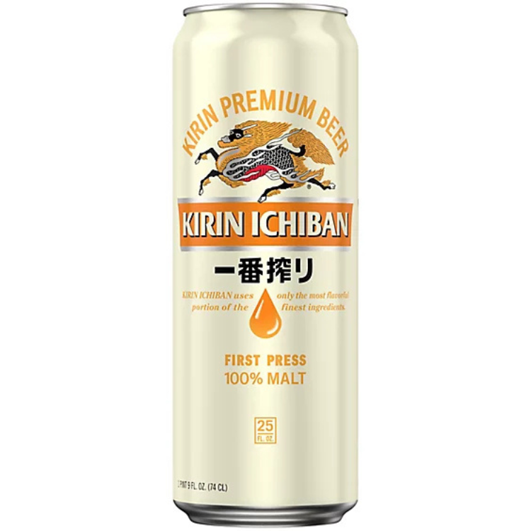Kirin Ichiban Premium Beer 25oz Can | Japanese Pilsner Large