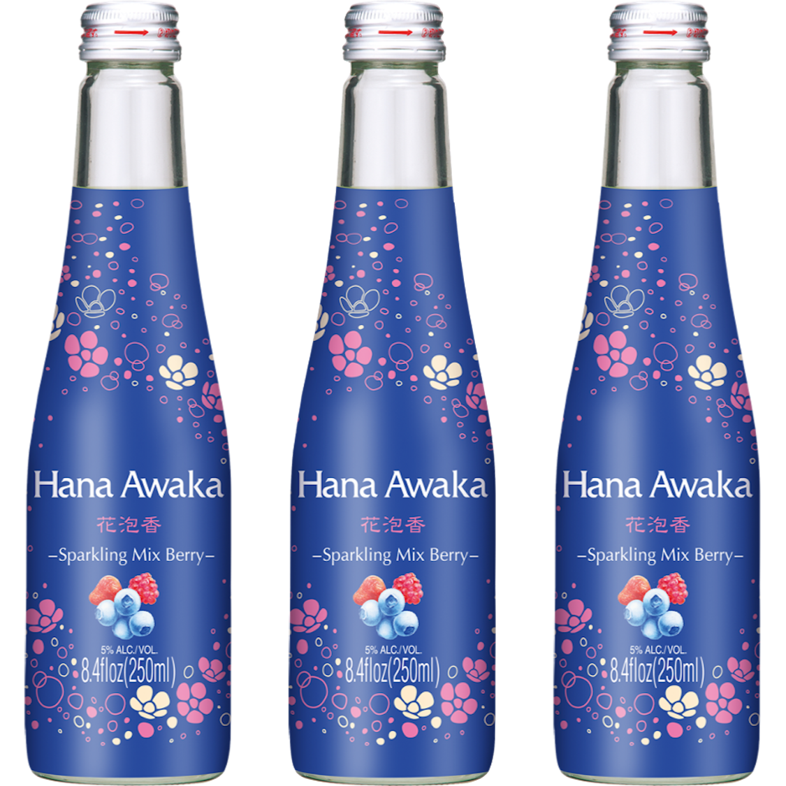 ozeki-hana-awaka-mixed-berry-sparkling-sake---250ml-3-pack-33659763