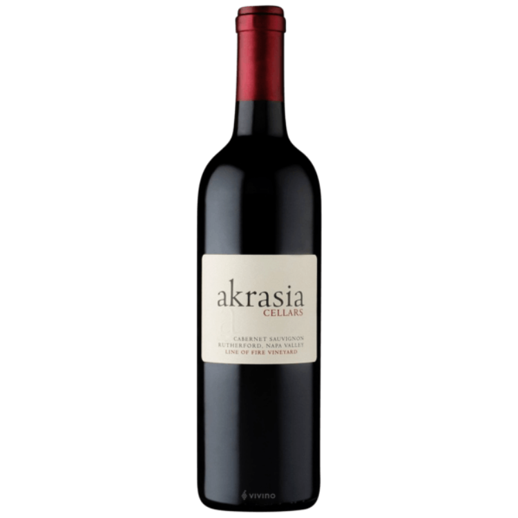 Akrasia Cabernet Sauvignon Line Of Fire Vineyard Rutherford 2017 - 750ml