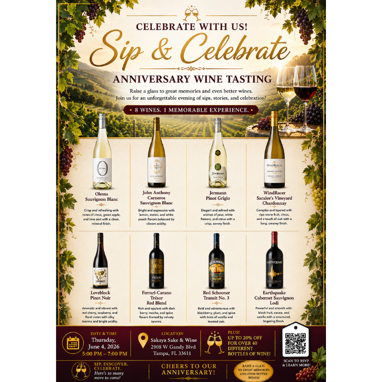 Anniversary Sale &amp; Wine Tasting