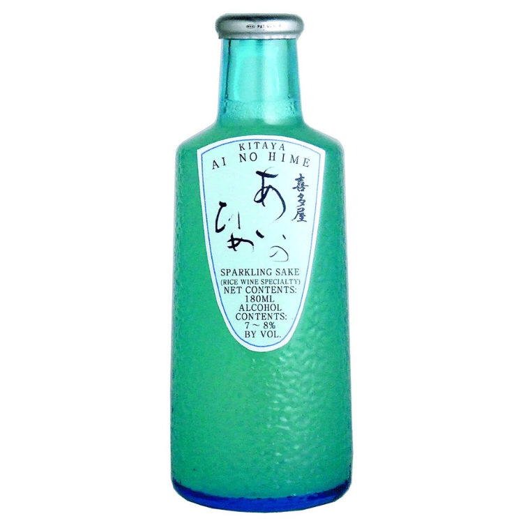 Kitaya Ai No Hime Sparkling Sake 180ml bottle